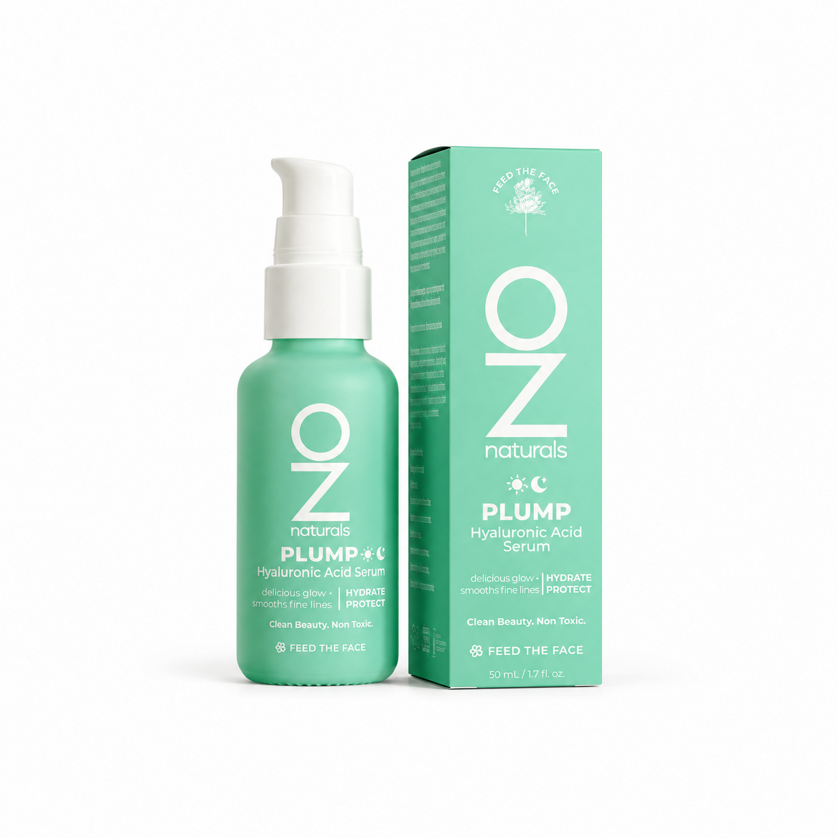 OZNaturals Facial Serum | سيروم هيالورونيك وفيتامين C